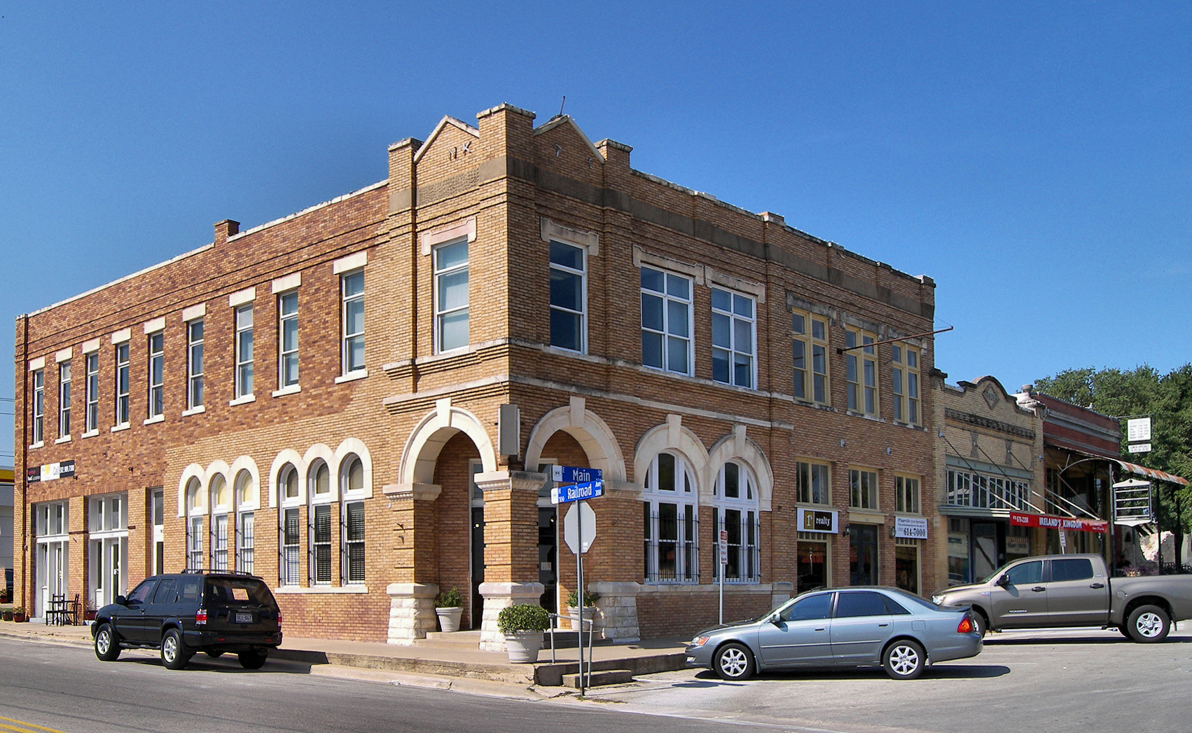 The East Main Street Historic District in Pflugerville, Texas